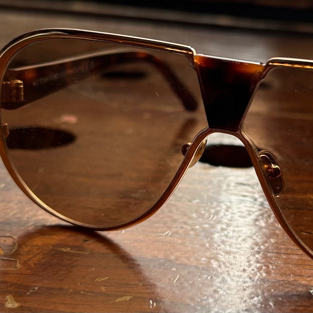 Tom Ford Vincenzo Aviator Sunglasses